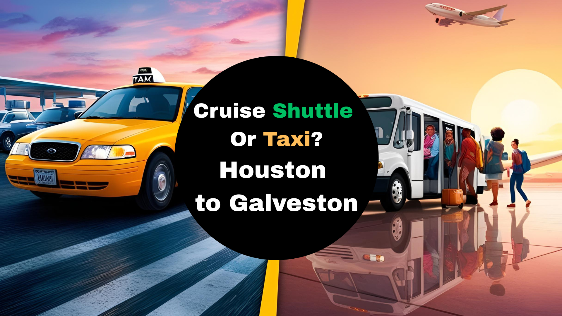Wondering how to get from Houston to the Galveston Cruise Port? Compare cruise shuttles vs. taxis for cost, comfort, and travel time. Book Royal Galveston Shuttle from just $30!